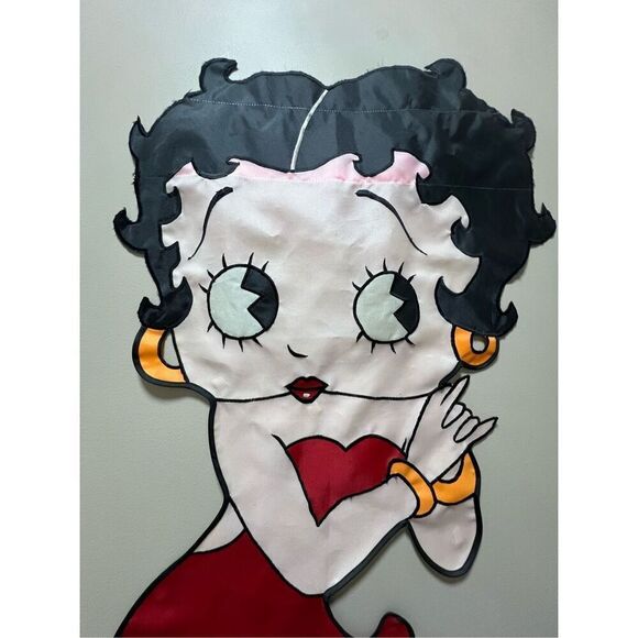 RARE vintage betty boop shaped long banner wall hanging decor display - Picture 2 of 8